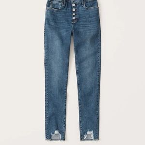 The super skinny ankle high rise jeans